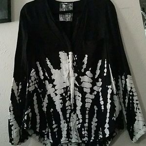 Black long sleeve blouse
